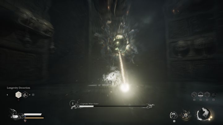 Pamiętajcie, że podczas leczenia możecie chodzić - Black Myth Wukong: Jak pokonać bossa Kapitan Głosu Rozsądku? - Black Myth Wukong - poradnik do gry