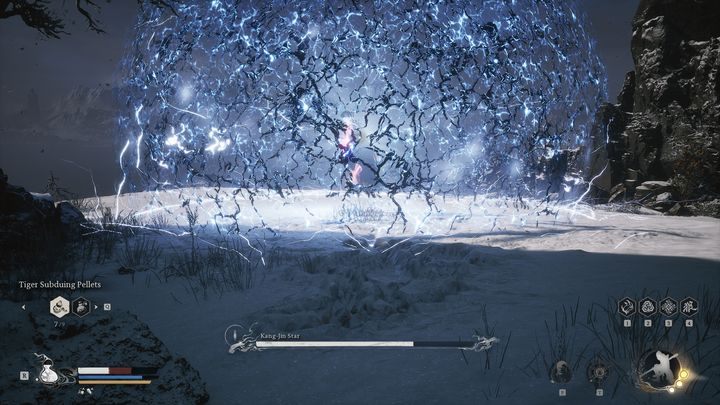 Dzięki tej zagrywce powinniście obniżyć jej pasek zdrowia nawet do połowy - Black Myth Wukong: Jak pokonać bossa Gwiazda Kang-Jin (Kang-Jin Star)? - Black Myth Wukong - poradnik do gry