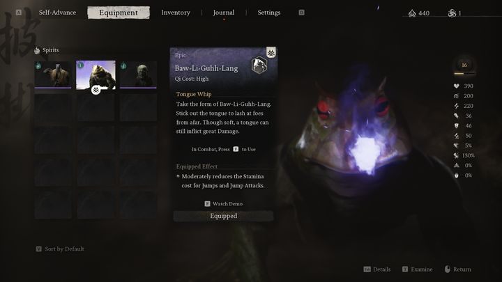 Podczas walki wyekwipowane dusze bossów pozwalają Wam na chwilową przemianę w nich, aby zyskać specjalne zdolności i niewrażliwość na obrażenia - Black Myth Wukong: Jak podnieść duszę bossa? - Black Myth Wukong - poradnik do gry