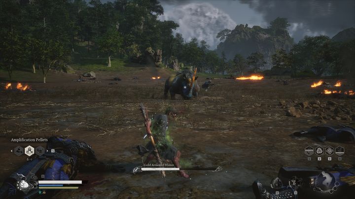 Cała walka w zasadzie będzie się tylko na tym opierać - Black Myth Wukong: Jak pokonać bossa Złoty Opancerzony Nosorożec (Gold Armored Rhino)? - Black Myth Wukong - poradnik do gry