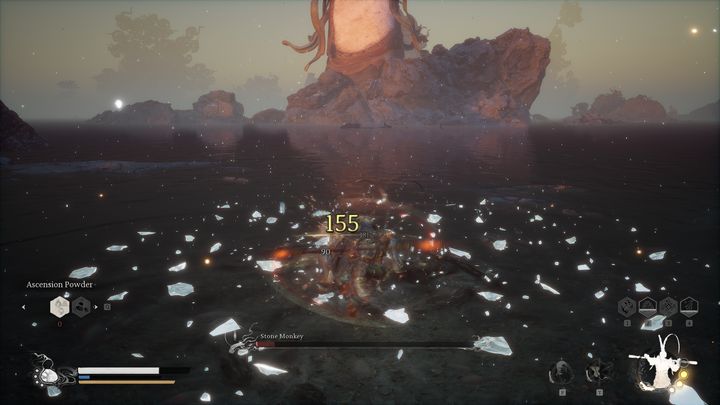 Za pokonanie Kamiennej małpy nie otrzymacie absolutnie niczego, poza odblokowaniem dostępu do walki z finałowym bossem - Black Myth Wukong: Jak pokonać bossa Kamienna małpa (Stone Monkey)? - Black Myth Wukong - poradnik do gry