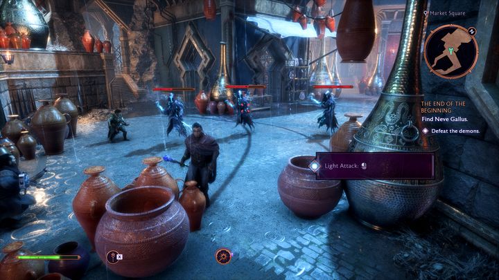 Istnieje również szansa, że niszcząc obiekty takie jak wazy, beczki czy skrzynki drewniane otrzymacie trochę złota lub natraficie na skryty tam mieszek złota, dlatego warto to robić w wolnej chwili - Dragon Age Veilguard: Jak zdobywać i na co wydawać złoto? - Dragon Age Veilguard - poradnik do gry