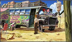Wybrałem się teraz w lewy dolny róg mapy, na cmentarzysko samolotów - 3. Wielka ucieczka - cz.3 - Runaway: A Road Adventure - poradnik do gry