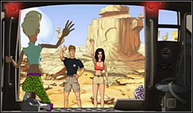 2 - 4. Bliskie spotkania czwartego stopnia - cz.1 - Runaway: A Road Adventure - poradnik do gry