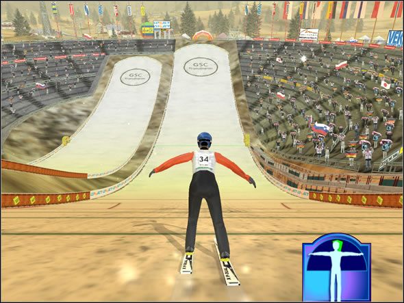 Warto skorzystać z opcji szkolenia, dzięki której już na początku nauczysz się podstaw gry (które ja dalej rozwinę) - Trening czyni mistrza | Podstawy Skoki narciarskie 2004 - Skoki narciarskie 2004 - poradnik do gry