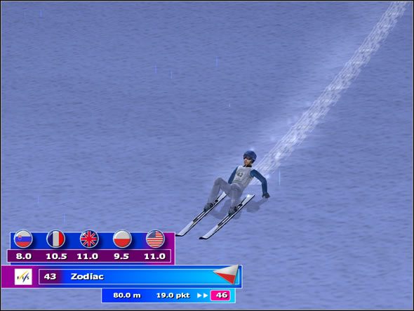 Otóż może popełnić błędy w kilku fazach skoku - Lądowanie złe | Skoki | Skoki narciarskie 2004 - Skoki narciarskie 2004 - poradnik do gry