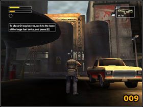 Pozwól graficiarzowi się wygadać, po czym udaj się w uliczkę po lewej - Gas Station | Solucja | Freedom Fighters - Freedom Fighters - poradnik do gry