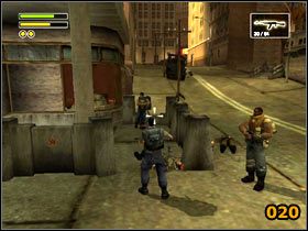 Na parkingu samochodowym zagadaj do jakiś dwóch aliantów i przygotuj się na ostrą potyczkę z siłami rosyjskimi - Hotel | Solucja | Freedom Fighters - Freedom Fighters - poradnik do gry