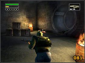 Na samym końcu przejdź po taflach na drugi brzeg - Rebel Station | Solucja | Freedom Fighters - Freedom Fighters - poradnik do gry