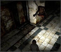 Uważaj ponieważ w pomieszczeniu znajduje się Closer - [Solucja Silent Hill 3] Shopping Mall cz.7 - Silent Hill 3 - poradnik do gry
