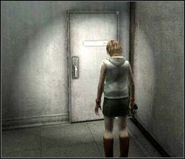 Korzystając z okazji zapisz stan gry, w końcu nie chciałbyś chyba przez jakąś pomyłkę powtarzać walki z bossem :-) Ruszaj prosto - [Solucja Silent Hill 3] Subway Station cz.1 - Silent Hill 3 - poradnik do gry