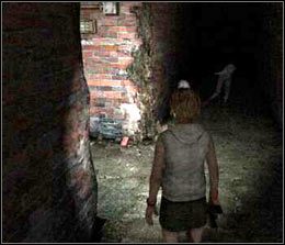 Wpadniesz tu na kolejnych wrogów - [Solucja Silent Hill 3] Underground Passage cz.1 - Silent Hill 3 - poradnik do gry
