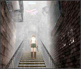 Po drodze powinieneś zatrzymać się w barze Heavens Night (dobrze znany z SH 2 a konkretnie epizodziku Marias Story) - [Solucja Silent Hill 3] Silent Hill - Silent Hill 3 - poradnik do gry