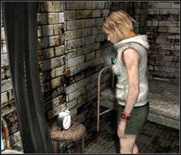Jako że w notatkach była mowa o tym, iż osobiste rzeczy nieboszczyka przeniesiono do pokoju M4 to powinieneś się tam teraz udać - [Solucja Silent Hill 3] Hospital cz.2 - Silent Hill 3 - poradnik do gry