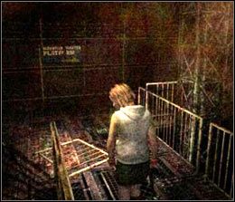 Wyjdź ze sklepu i biegnij dalej (w lewo patrząc z ujęcia kamery) - [Solucja Silent Hill 3] Amusement Park cz.1 - Silent Hill 3 - poradnik do gry