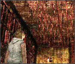 Podejdź aż do ściany, tak aby móc obejrzeć gostka na fotelu z bliska - [Solucja Silent Hill 3] Amusement Park cz.2 - Silent Hill 3 - poradnik do gry