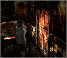 Skieruj się do wysuniętych maksymalnie na południe drzwi (też po zachodniej stronie) - [Solucja Silent Hill 3] Church cz.4 - Silent Hill 3 - poradnik do gry