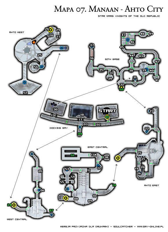 1 - [Lokacja 07] Manaan Ahto City | Star Wars KOTOR - Star Wars: Knights of the Old Republic - poradnik do gry