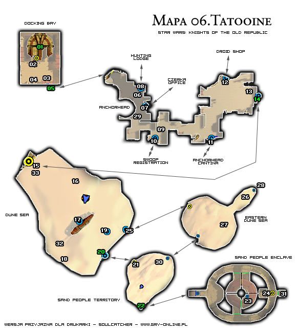 1 - [Lokacja 06] Tatooine | Star Wars KOTOR - Star Wars: Knights of the Old Republic - poradnik do gry
