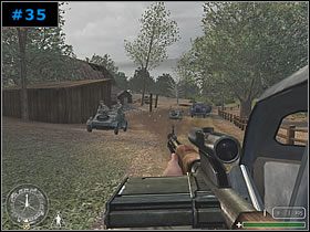 Walka była długa, za nami jechało kilka jeepów i każdym należało się zająć z osobna - [Amerykanie Misja 4] Car Ride - Call of Duty - poradnik do gry