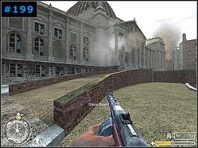 Trafisz na salę obrad, oblegana przez wrogie oddziały - [Alianci Misja 3] The Fall of Berlin - Call of Duty - poradnik do gry