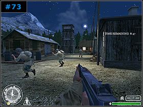 Dalsza droga prowadziła w lewo, pomiędzy barakami - [Amerykanie Misja 7] POW Camp - Call of Duty - poradnik do gry