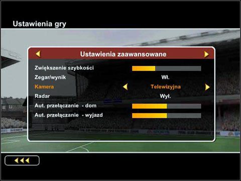 rys 02. Ustawienia zaawansowane - Dostosowanie gry do komputera | Ustawienia FIFA Football 2004 - FIFA Football 2004 - poradnik do gry