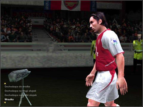 rys 19. Rzut rożny - faza pierwsza - Rzuty rożne - wrzutka | Stałe fragmenty gry | FIFA Football 2004 - FIFA Football 2004 - poradnik do gry