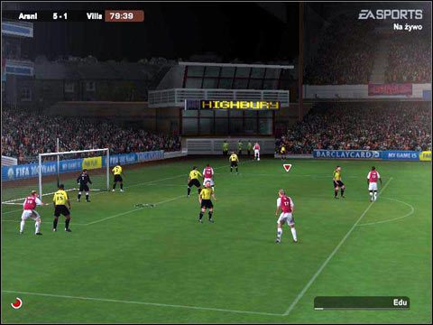 rys 22. Rzut rożny - faza druga - Rzuty rożne - dochodząca do krótszego słupka | Stałe fragmenty gry - FIFA Football 2004 - poradnik do gry