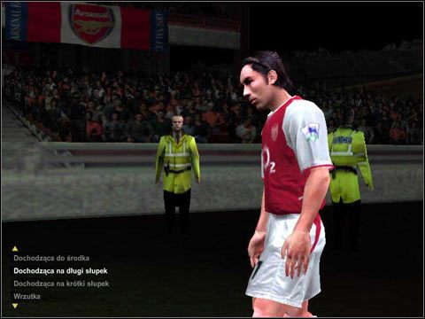 rys 23. Rzut rożny - faza pierwsza - Rzuty rożne - na długi słupek | Stałe fragmenty gry | FIFA Football 2004 - FIFA Football 2004 - poradnik do gry