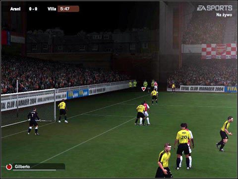 rys 24. Rzut rożny - faza druga - Rzuty rożne - na długi słupek | Stałe fragmenty gry | FIFA Football 2004 - FIFA Football 2004 - poradnik do gry