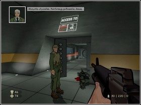 Przeciwnicy kryjący się za przewróconymi stołami stanowią doskonały cel do ataku granatami - [Solucja] Tajna baza wojskowa cz.4 | XIII - XIII - poradnik do gry