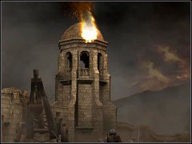 1 - The sauthern gate - Droga Aragorna, Legolasa oraz Gimliego - Władca Pierścieni: Powrót Króla - poradnik do gry