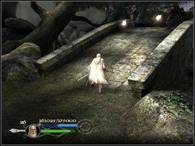 Po niej podążaj ciągle wprzód aż dojdziesz do mostu - The road to Isengard (1) - Droga Gandalfa Białego - Władca Pierścieni: Powrót Króla - poradnik do gry