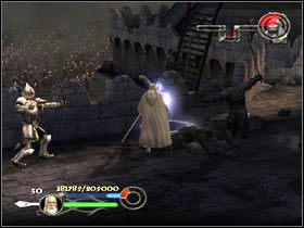 1 - Minas Tirith - top of the wall (1) - Droga Gandalfa Białego - Władca Pierścieni: Powrót Króla - poradnik do gry