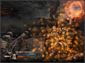 3 - Minas Tirith - top of the wall (2) - Droga Gandalfa Białego - Władca Pierścieni: Powrót Króla - poradnik do gry