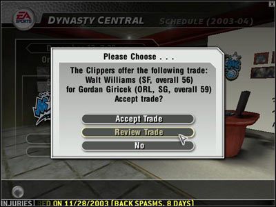 - Sign free agents - Wolnymi agentami nazywamy zawodników nie posiadających w chwili obecnej ważnego kontraktu z żadnym zespołem - Dynasty Mode II | NBA Live 2004 - NBA Live 2004 - poradnik do gry