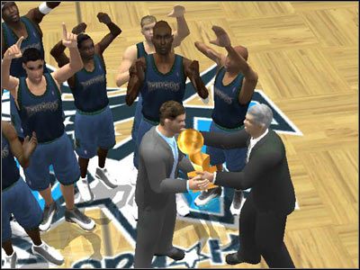 We Are the Champions - droga do mistrzostwa tkwi w zwinności naszych palców i umiejętności podejmowania słusznych decyzji kadrowych - Dynasty Mode IV | NBA Live 2004 - NBA Live 2004 - poradnik do gry