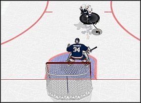 Przykładowe rzuty ekranu podczas zmagań w tym trybie gry - Bullity | Tryby gry NHL 2001 - NHL 2001 - poradnik do gry