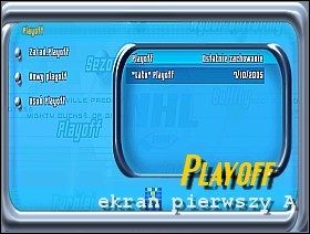 1 - Playoff | Tryby gry NHL 2001 - NHL 2001 - poradnik do gry