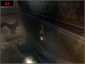 Gdy poradzimy sobie z atakującymi nas kreaturami, z sali wydostaniemy się poprzez wyłom w ścianie [41] , tuż obok drzwi - Had I really seen Her? - Prince of Persia: Piaski Czasu - poradnik do gry
