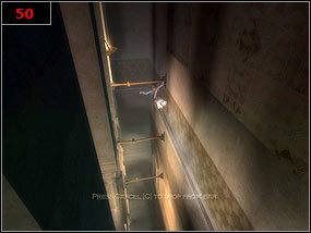 Sala, w której ponownie musimy się dostać na sam dół nie powinna sprawić kłopotu - najpierw skokami dostaniemy się na kolejne flagi [49] , a potem na sam dół dotrzemy opuszczając się po kolejnych drążkach [50] , używając klawisza C - Had I really seen Her? - Prince of Persia: Piaski Czasu - poradnik do gry