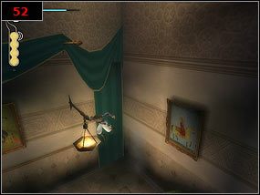 Na dole czeka nas krótka walka z kilkoma stworami [51] - tu po raz pierwszy możemy skorzystać z mocy Sztyletu i zdolności Freeze (klawisz E) - Had I really seen Her? - Prince of Persia: Piaski Czasu - poradnik do gry