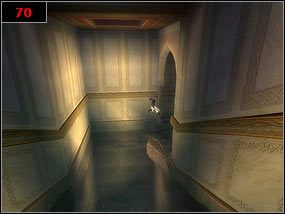 Wyjście jest za jedną z szaf [69] , więc należy ją przesunąć (PPM + kierunek) - The Palaces defense system - Prince of Persia: Piaski Czasu - poradnik do gry