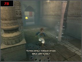 1 - A Booby-Trapped courtyard - Prince of Persia: Piaski Czasu - poradnik do gry
