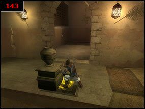 1 - Theres something glowing up there - Prince of Persia: Piaski Czasu - poradnik do gry