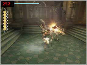 którą to walke możemy sobie ułatwić uzupełniając zdrowie w basenie [252] - The Sultans harem - Prince of Persia: Piaski Czasu - poradnik do gry