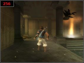 Docieramy do dźwigni, która należy pociągnąć [255] - otworzy nam się kolejne przejście za kotarami [256] - What did You call me? - Prince of Persia: Piaski Czasu - poradnik do gry