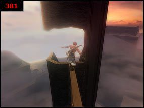 Spacerując po wąskich kładach [380] , dochodzimy do częściowo zniszczonej wieży - Honor and Glory - Prince of Persia: Piaski Czasu - poradnik do gry