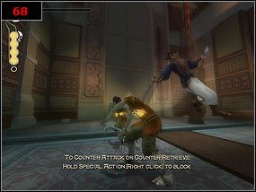 Na dole [68] czeka nas walka z wieloma stworami, w tym upiorami płci przeciwnej - A secret passage - Prince of Persia: Piaski Czasu - poradnik do gry